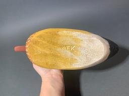 Wooden Duck Stamped WEK