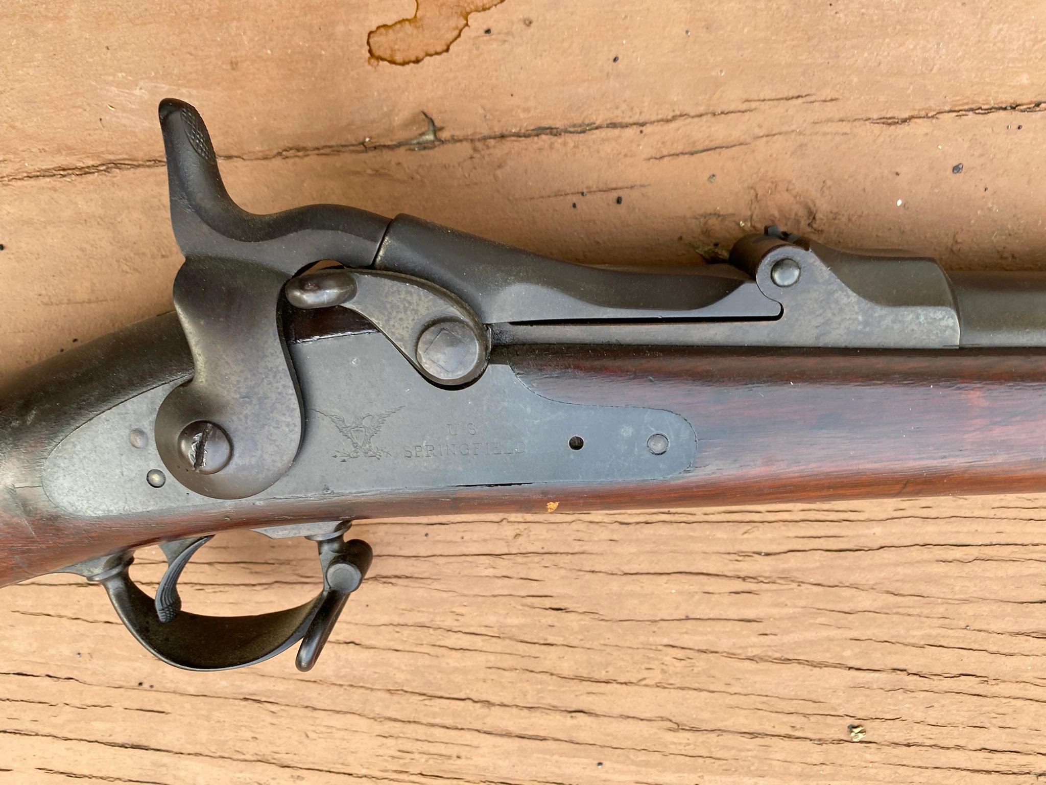 Model 1873 Springfield Military Rifle with Bayonet