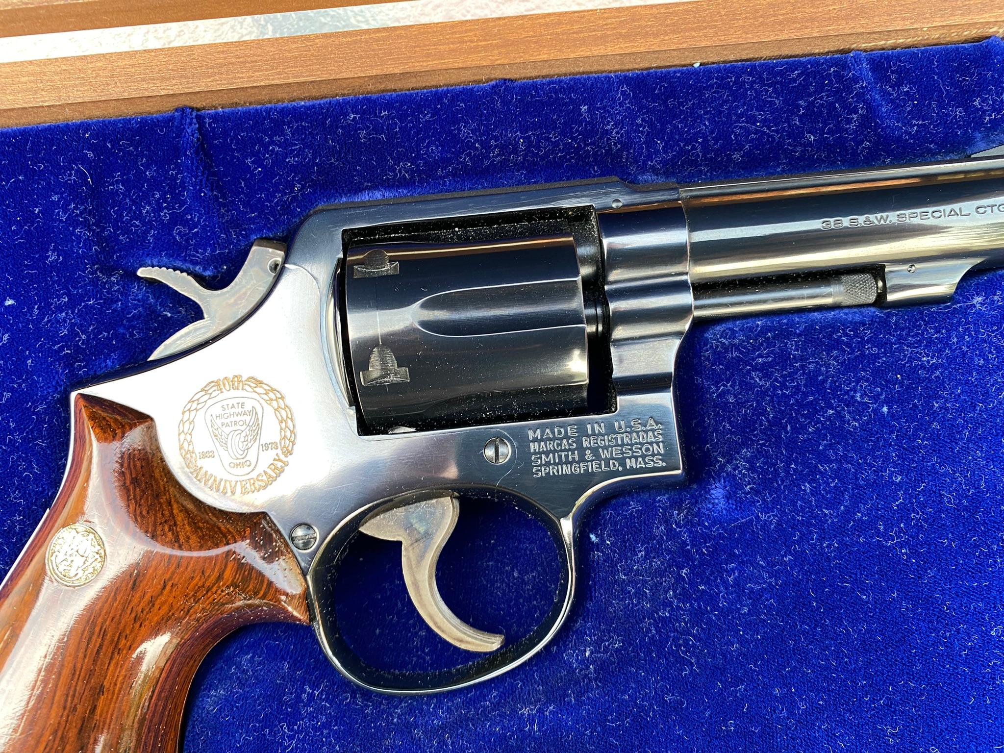 38 Smith & Wesson 40th Anniversary Ohio State Patrol Revolver in Presentation Case