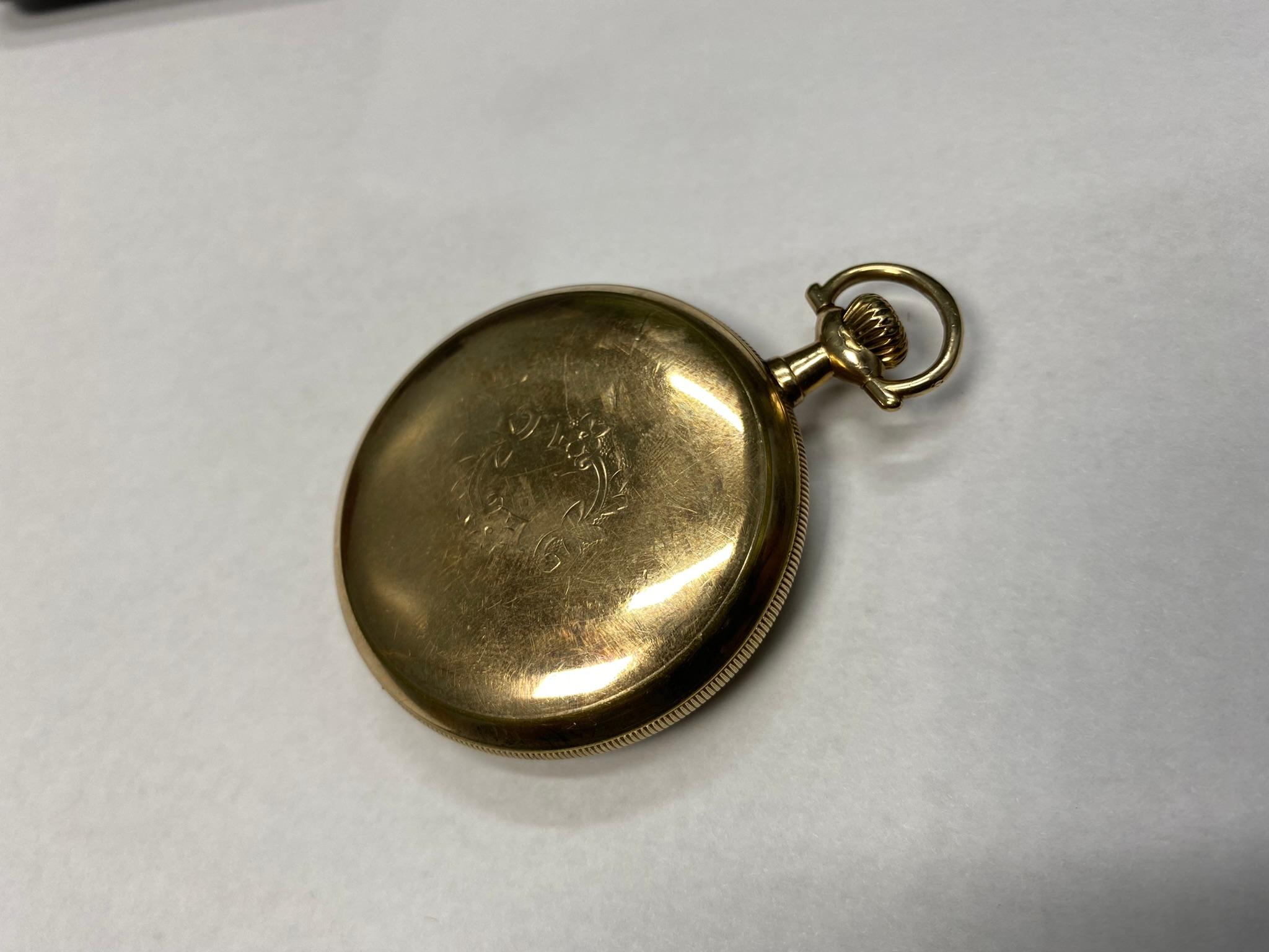 Antique Omega Pocket Watch in Gold Filled Case