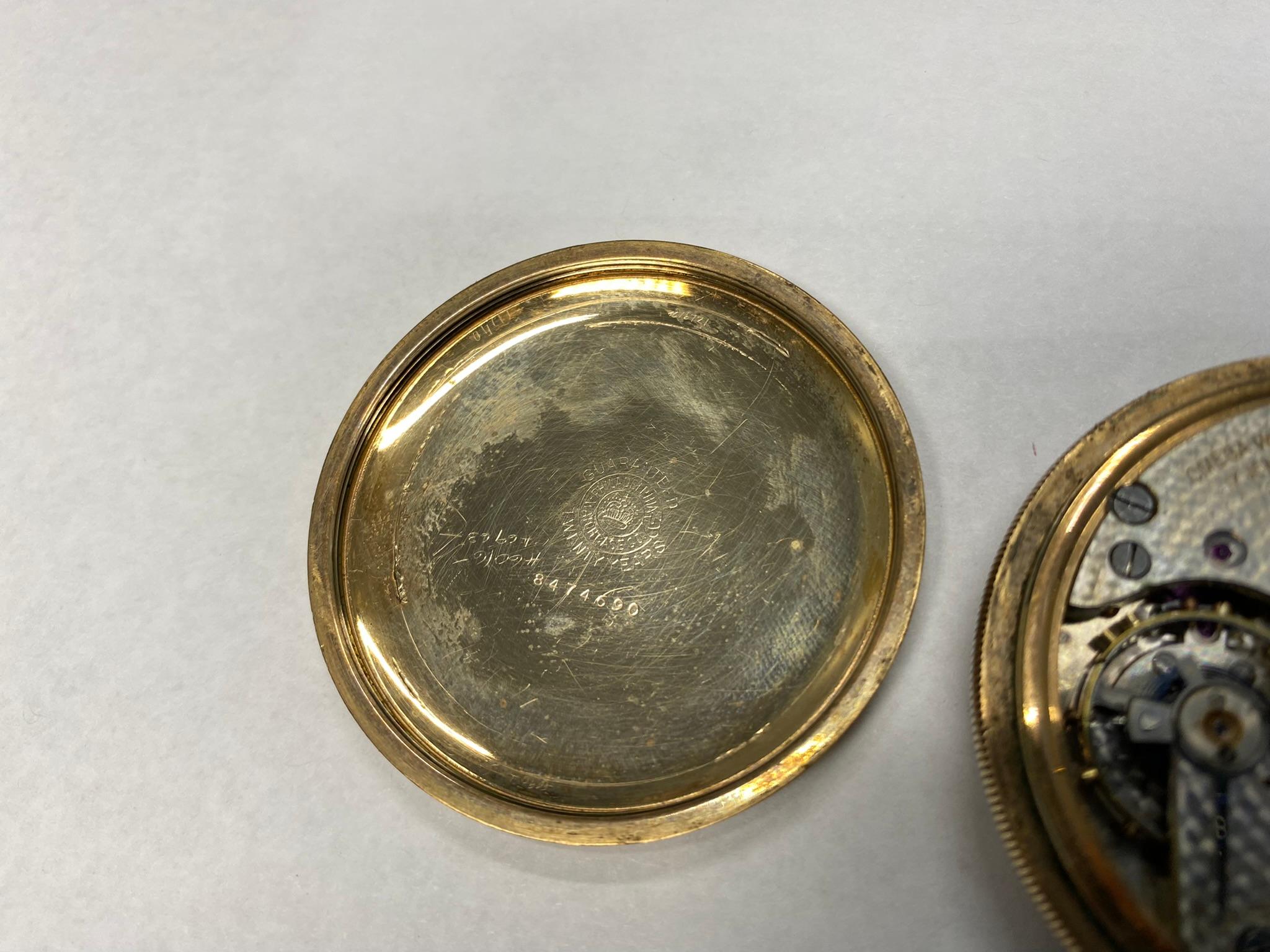 Antique Omega Pocket Watch in Gold Filled Case