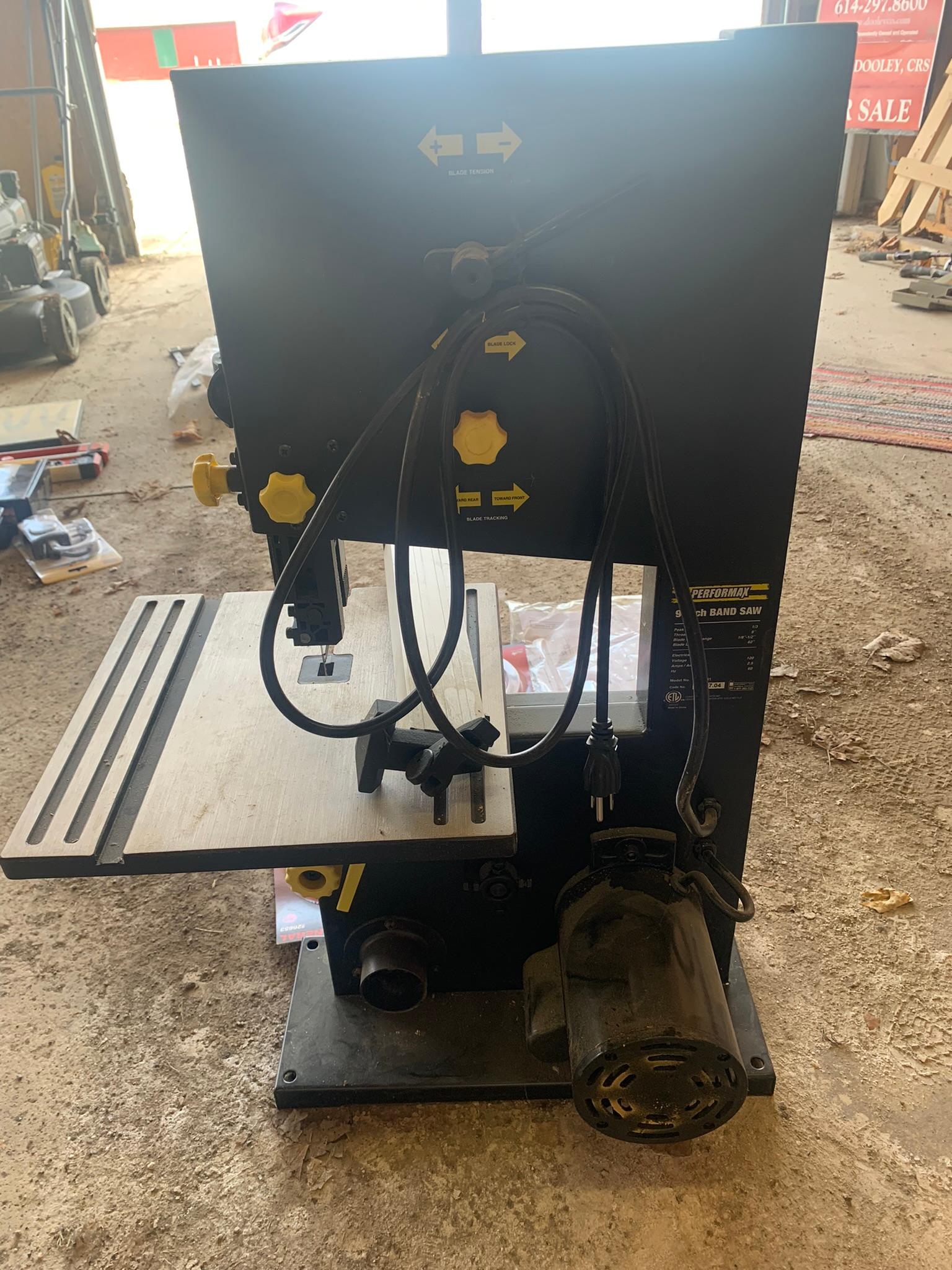 Performax 9" Band Saw