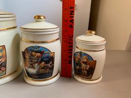 Great Group of Vintage M.J Hummel Goebel  Canister Set