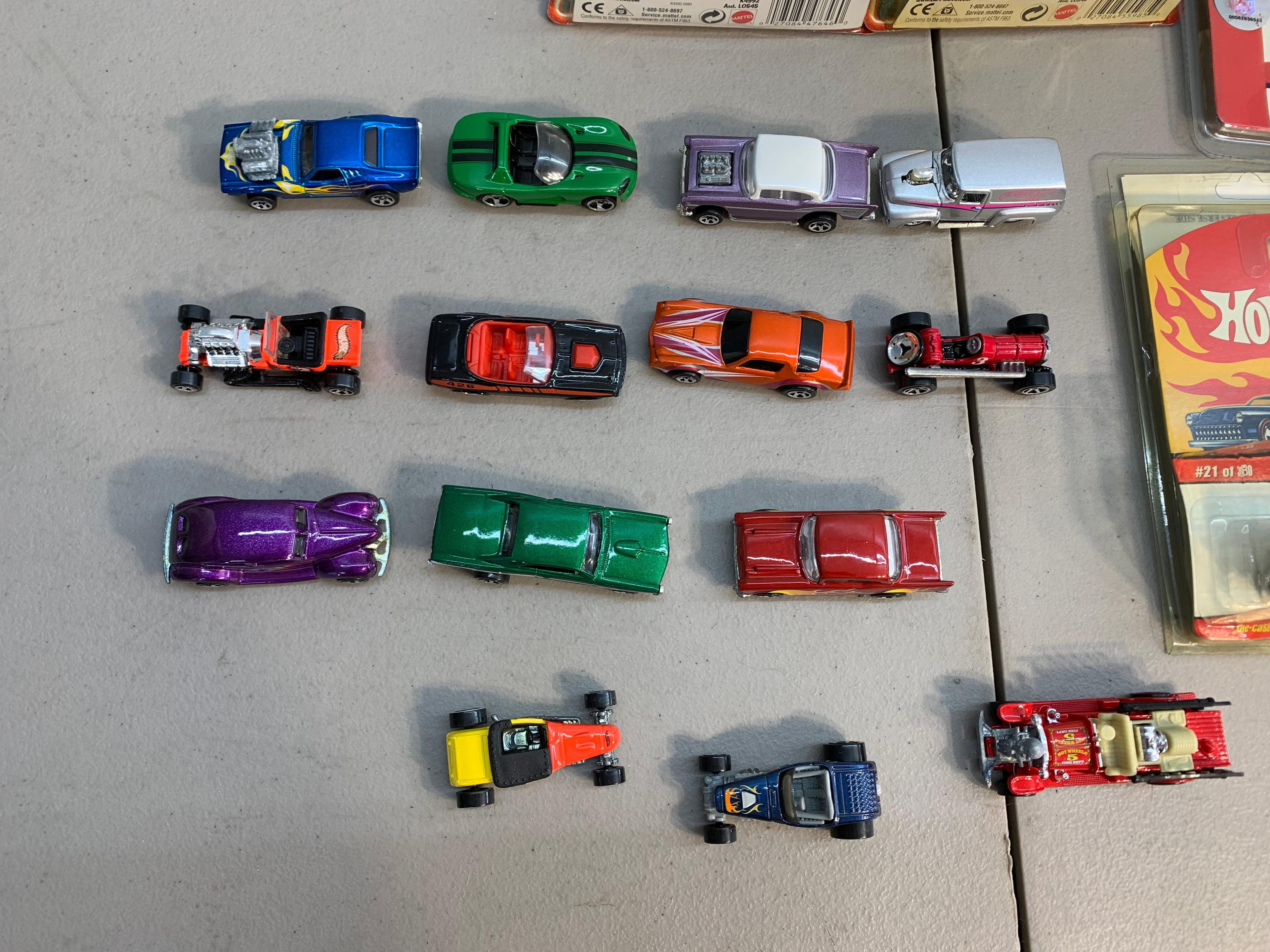 Group of Disney Pixar Cars, Hot Wheels, Star Wars Figure and NFL Action Figures