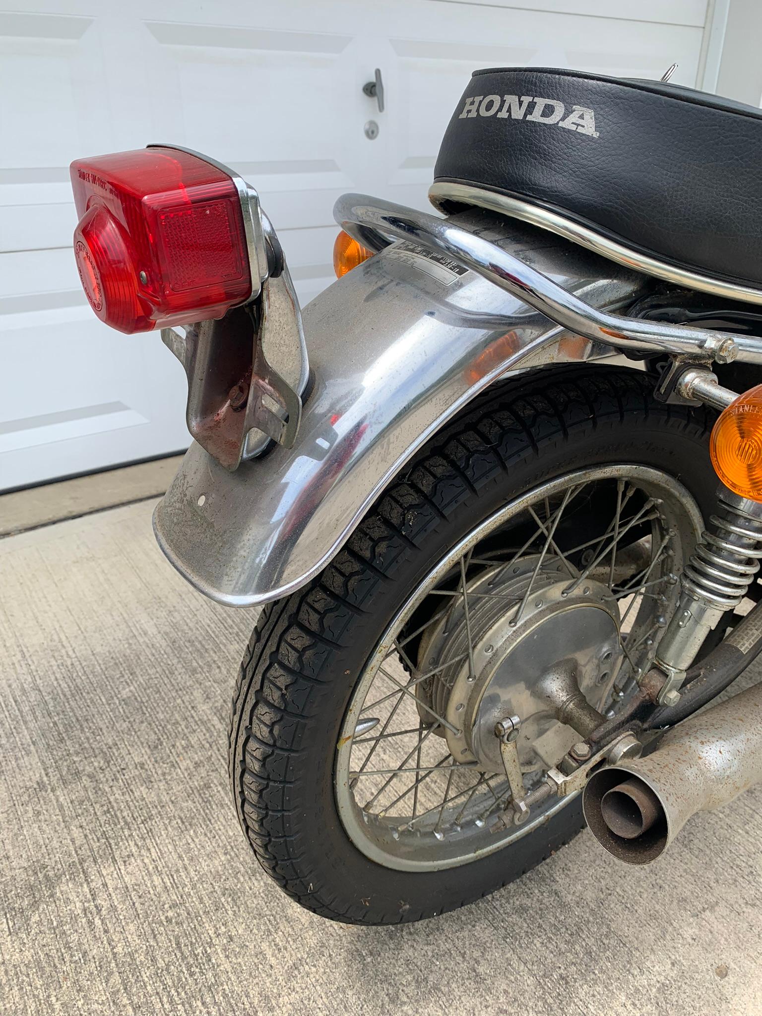 1972 Honda 500 Four, Very Clean, One Owner. Very Low Miles  3147.4