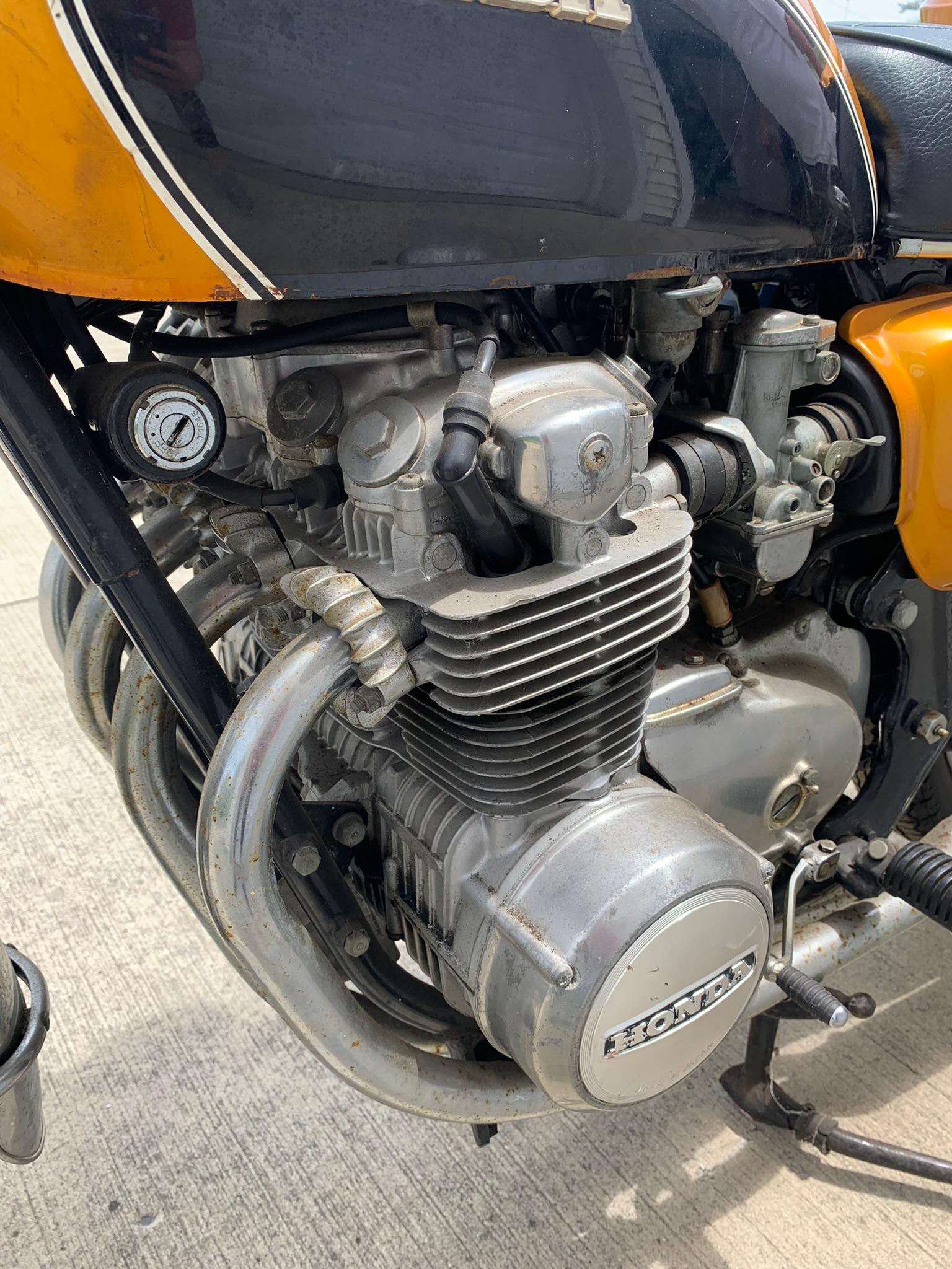 1972 Honda 500 Four, Very Clean, One Owner. Very Low Miles  3147.4