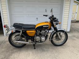 1972 Honda 500 Four, Very Clean, One Owner. Very Low Miles  3147.4