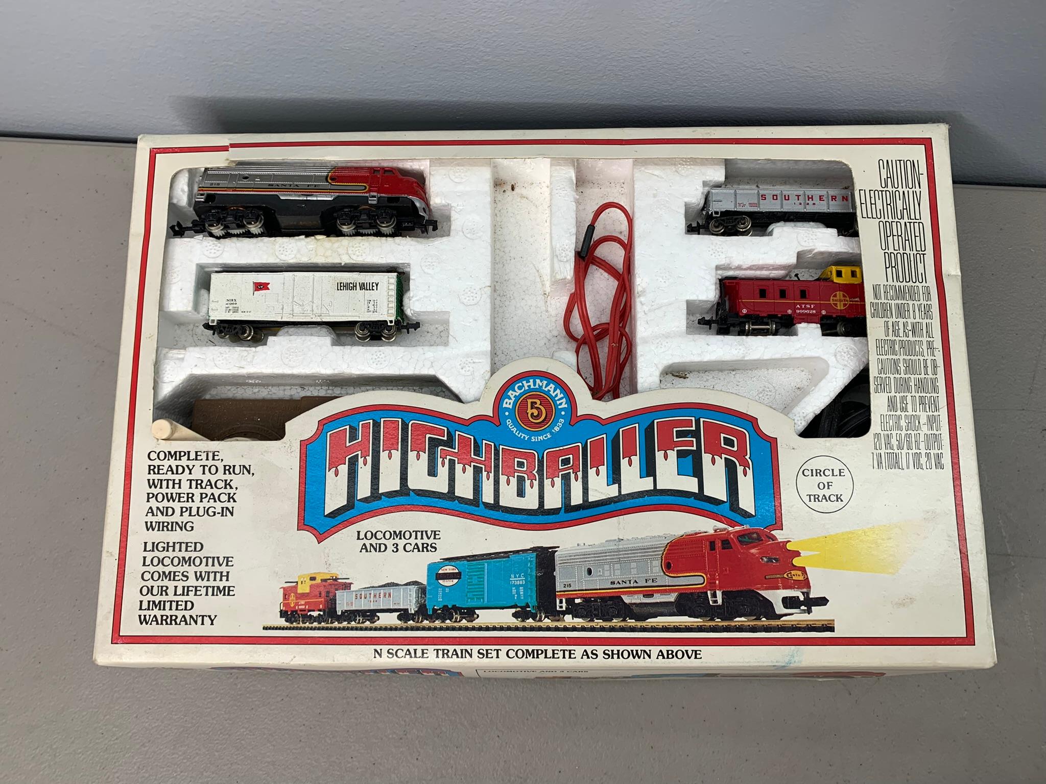 Hubley Kiddie Toys, Rugger Tractor, Bachmann Highballer Train