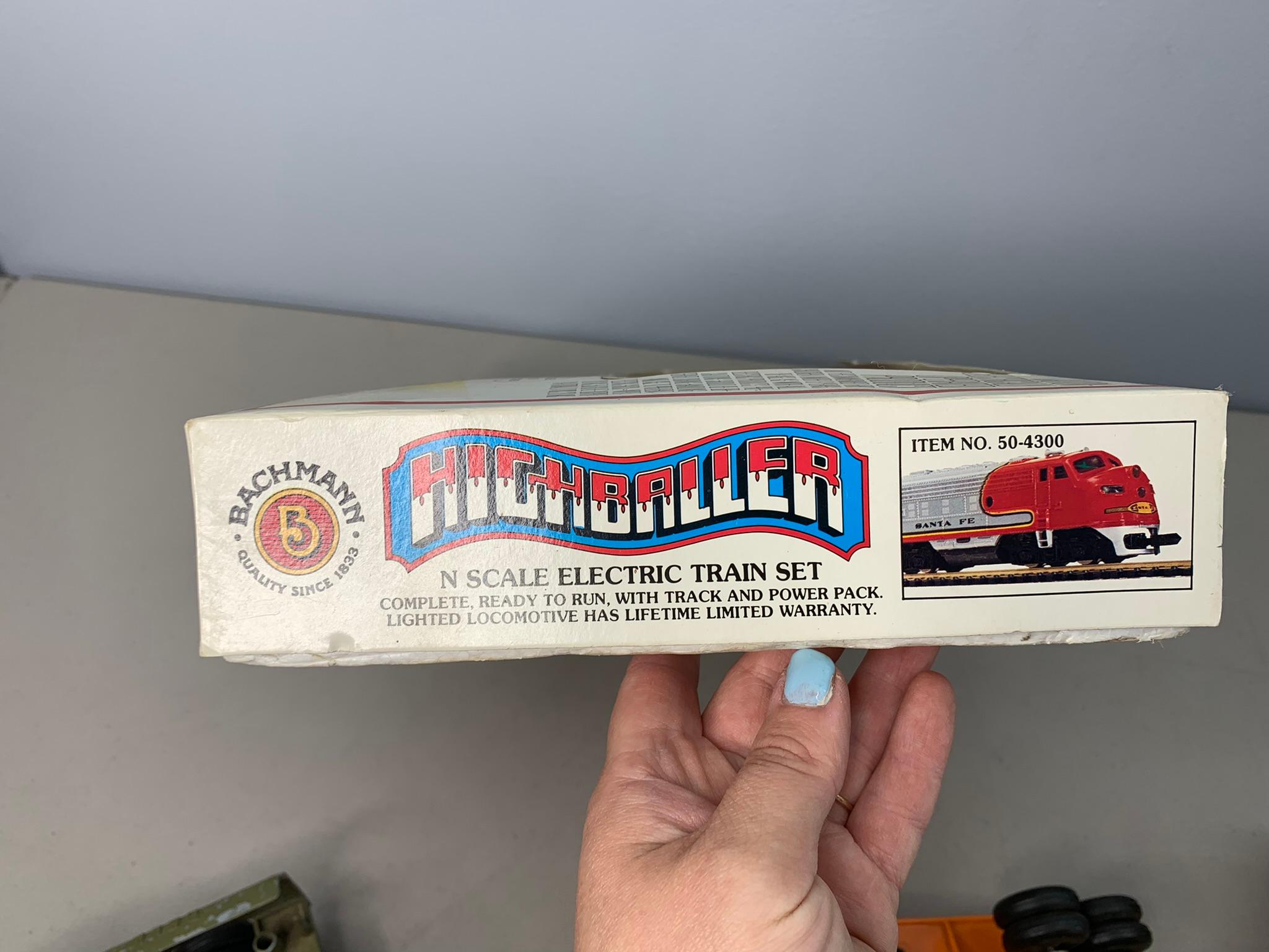 Hubley Kiddie Toys, Rugger Tractor, Bachmann Highballer Train