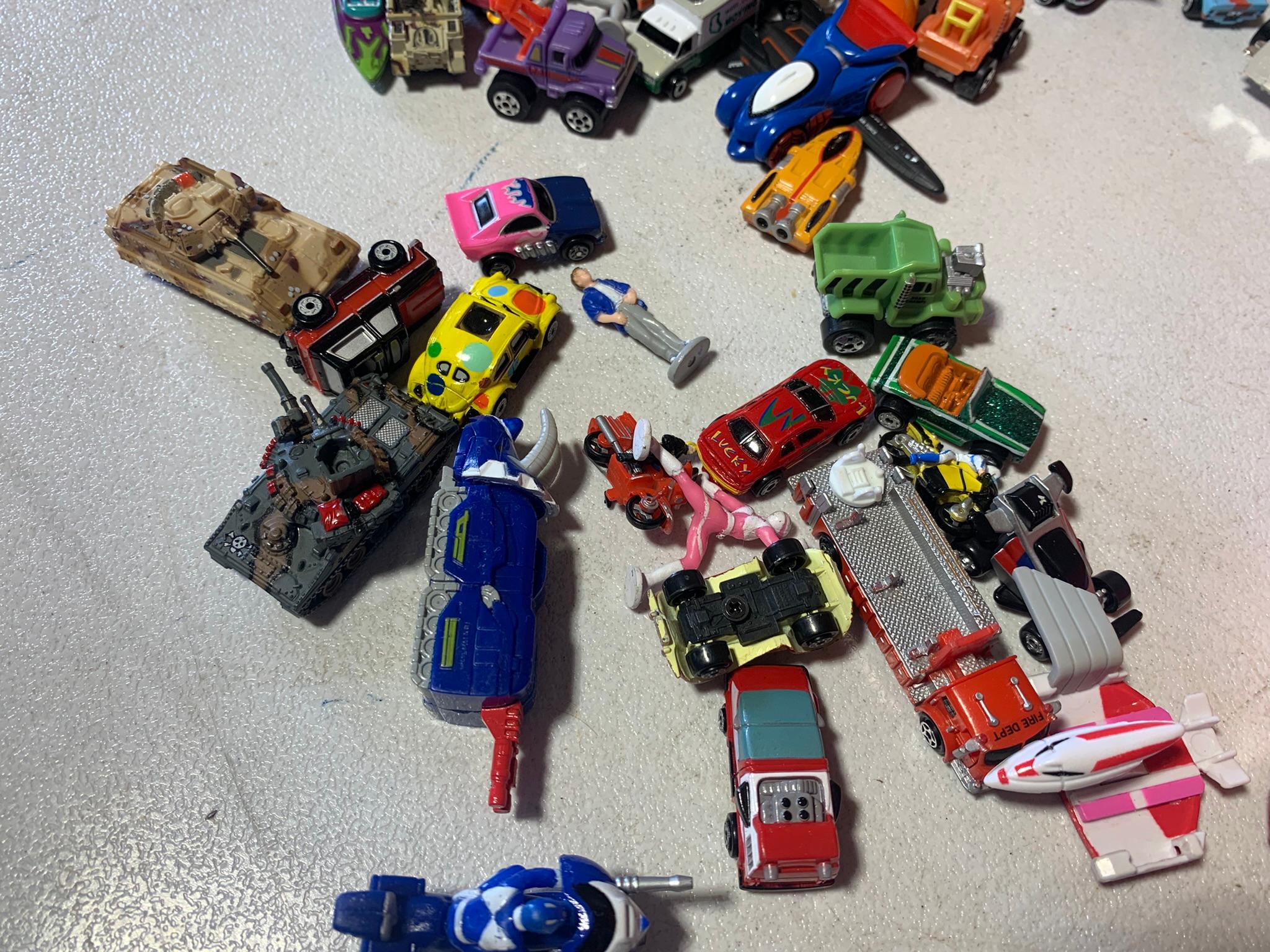 Great Group of Micro Machines, Power Ranger Figures, Plains, Hot Wheels & More