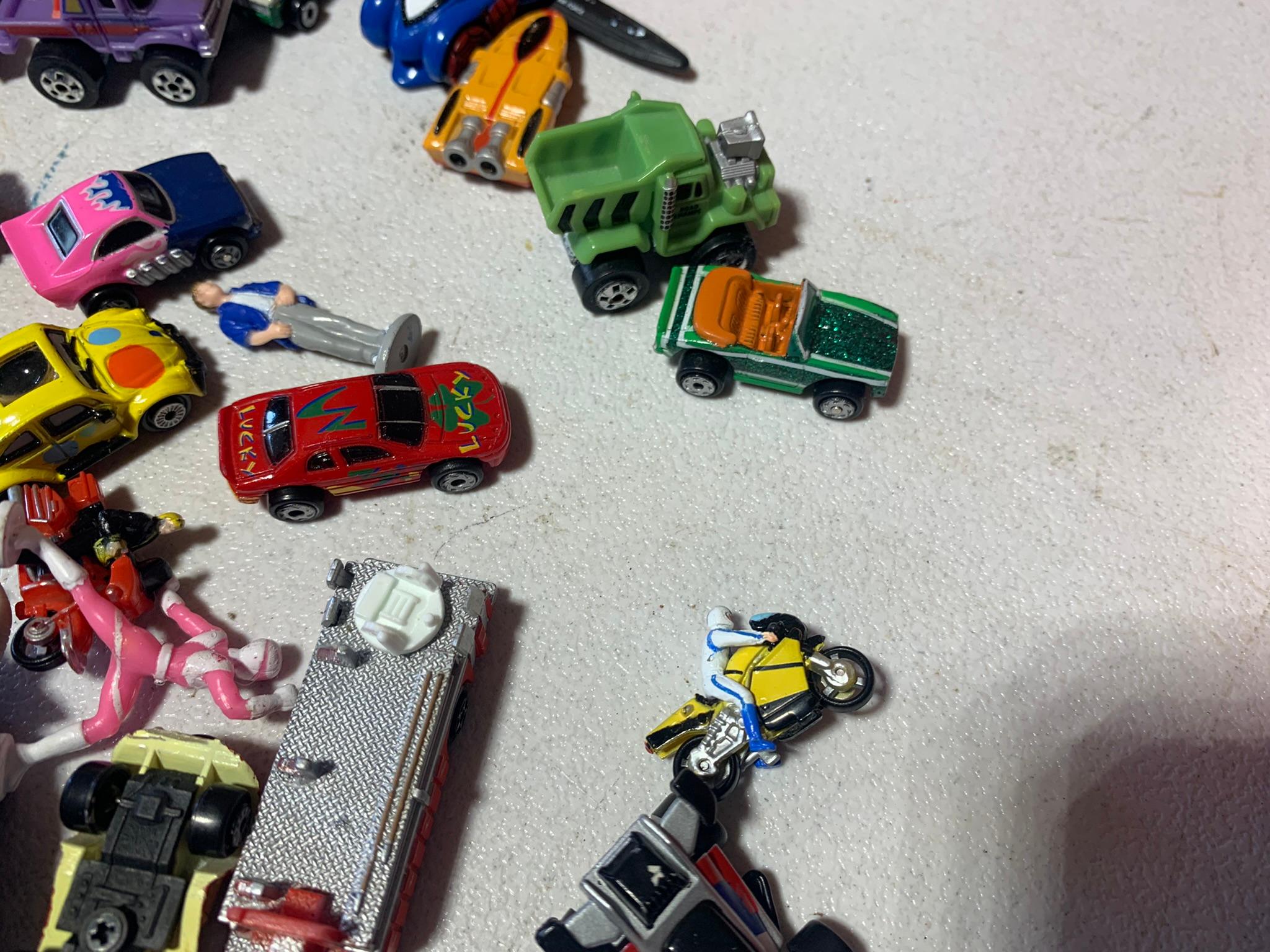 Great Group of Micro Machines, Power Ranger Figures, Plains, Hot Wheels & More