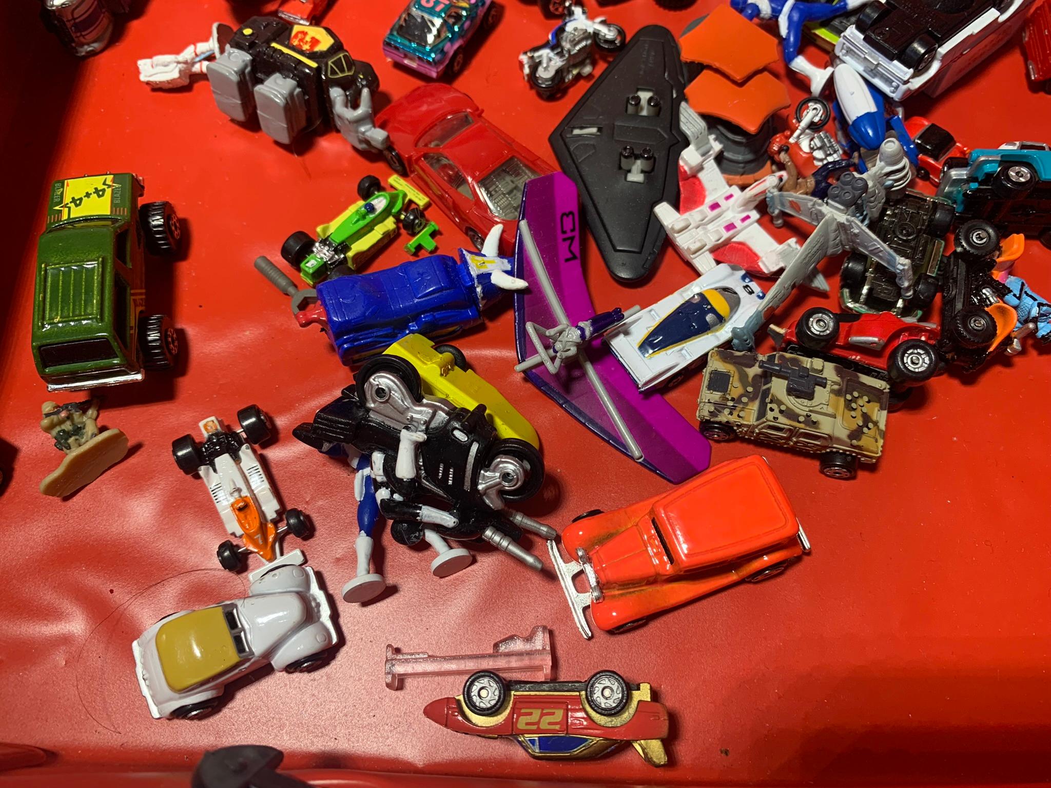 Great Group of Micro Machines, Power Ranger Figures, Plains, Hot Wheels & More