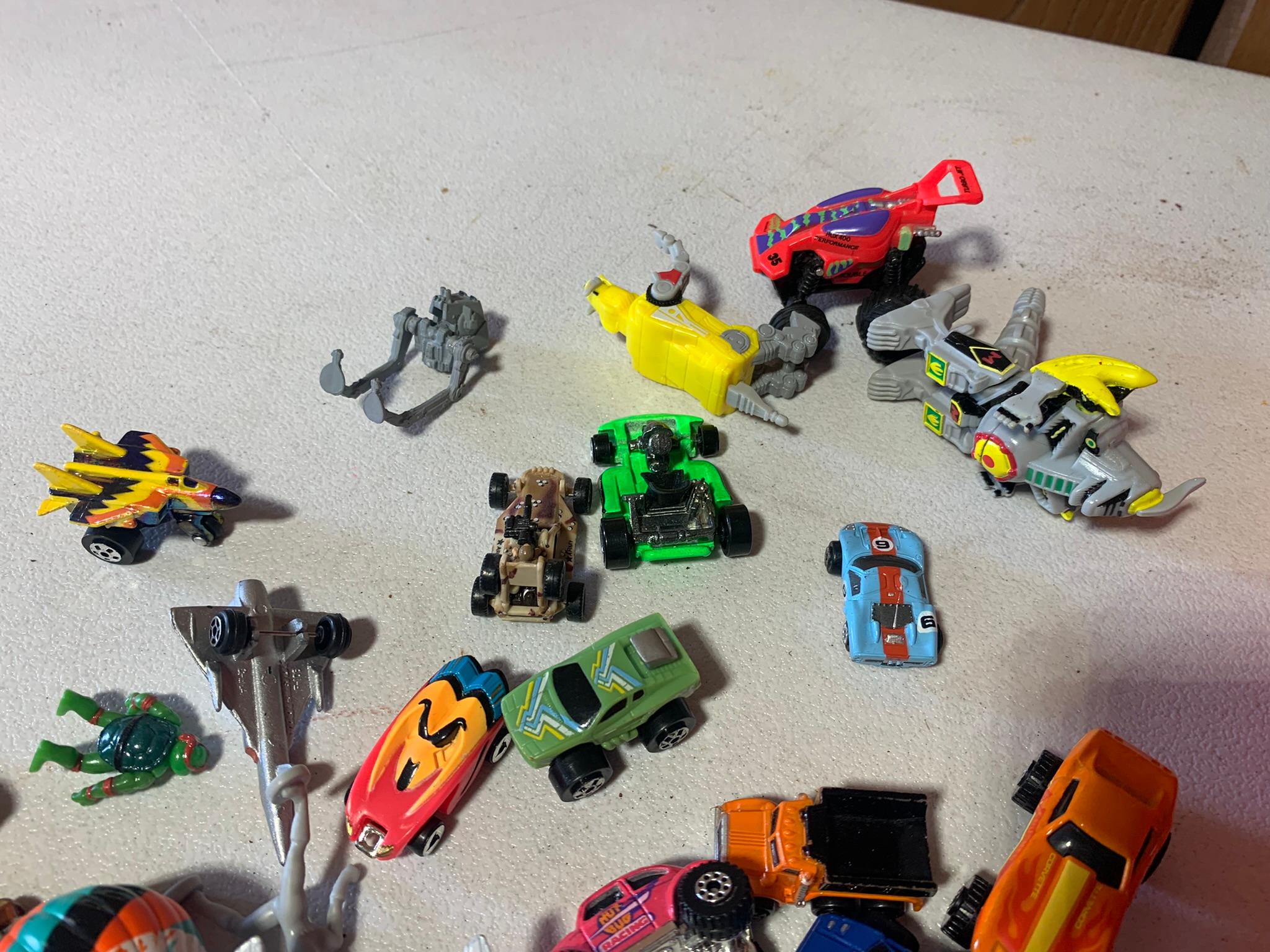 Great Group of Micro Machines, Power Ranger Figures, Plains, Hot Wheels & More