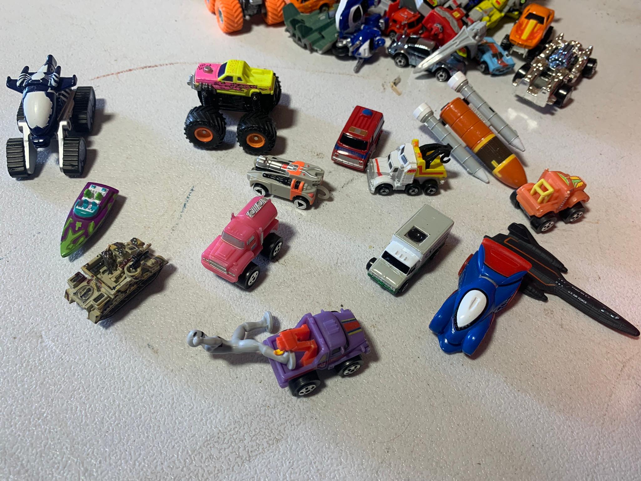 Great Group of Micro Machines, Power Ranger Figures, Plains, Hot Wheels & More