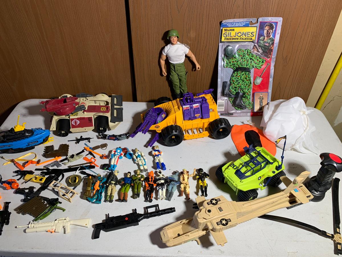 Great Group of VIntage GI Joe Toys