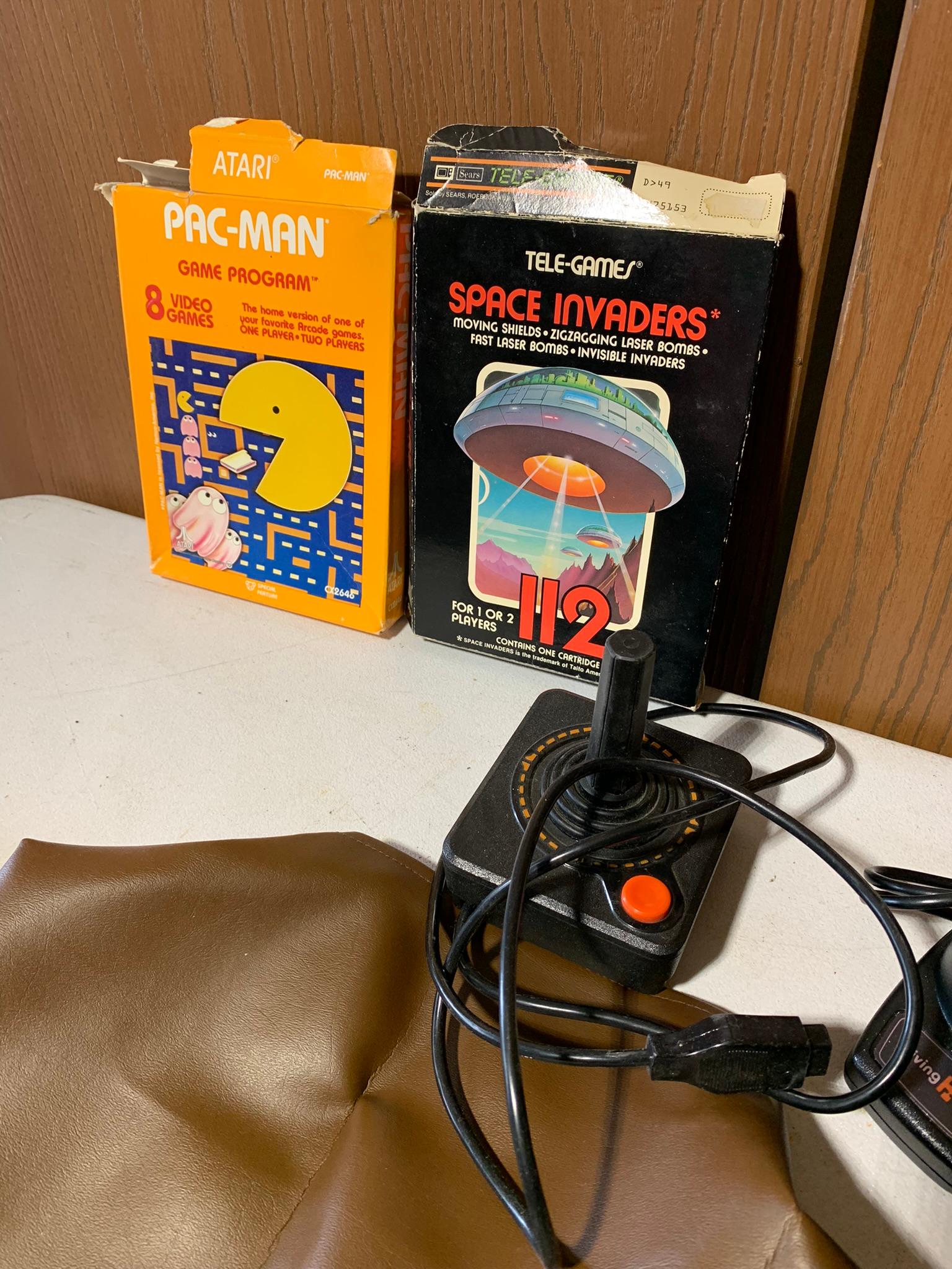 Vintage Atari, Atari Games & Empty Game Sleeve Covers