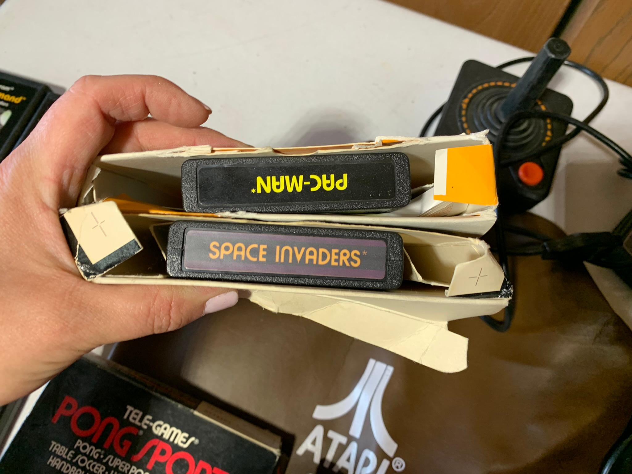 Vintage Atari, Atari Games & Empty Game Sleeve Covers