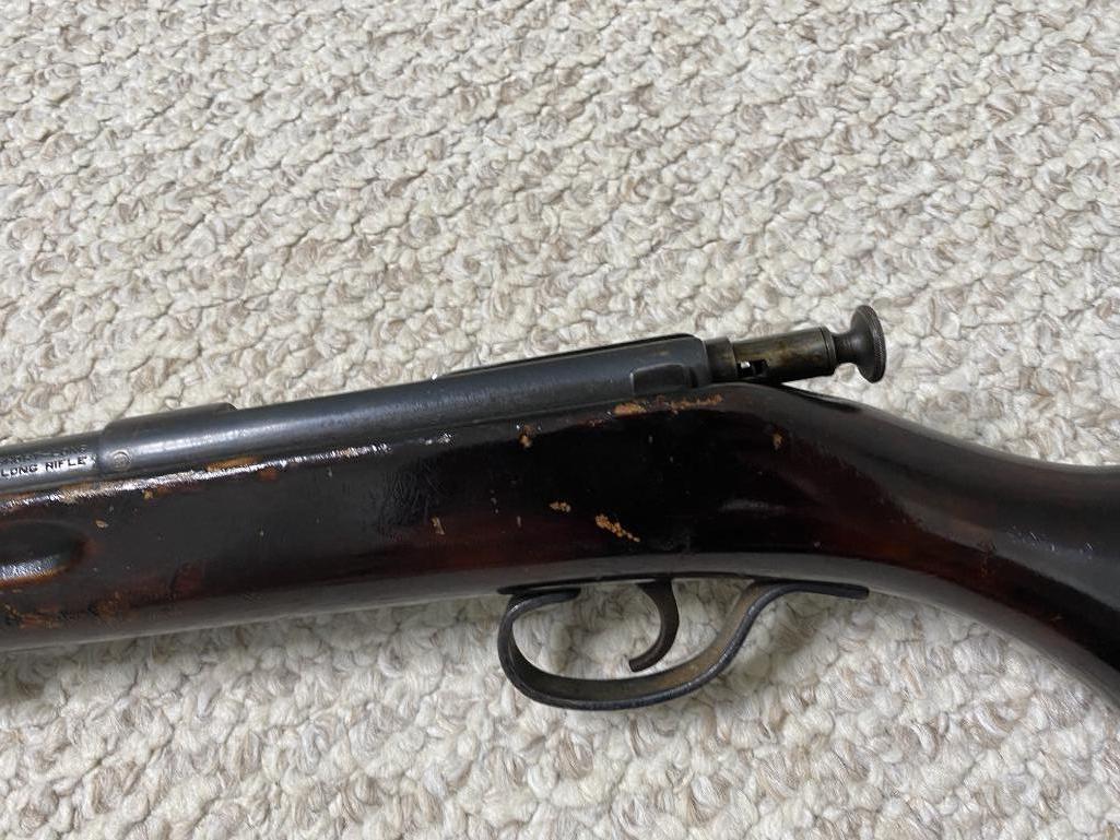 Vintage 22 Cal Stevens Tube Fed Rifle