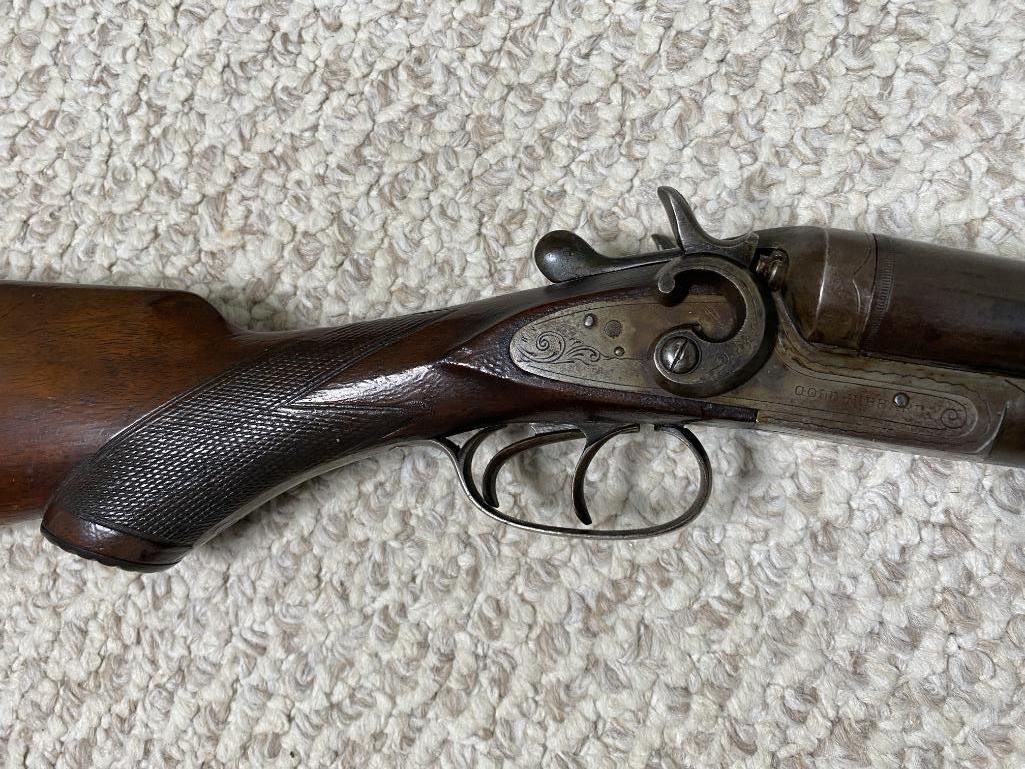 Antique 12 ga. Double Barreled Shotgun Side by Side