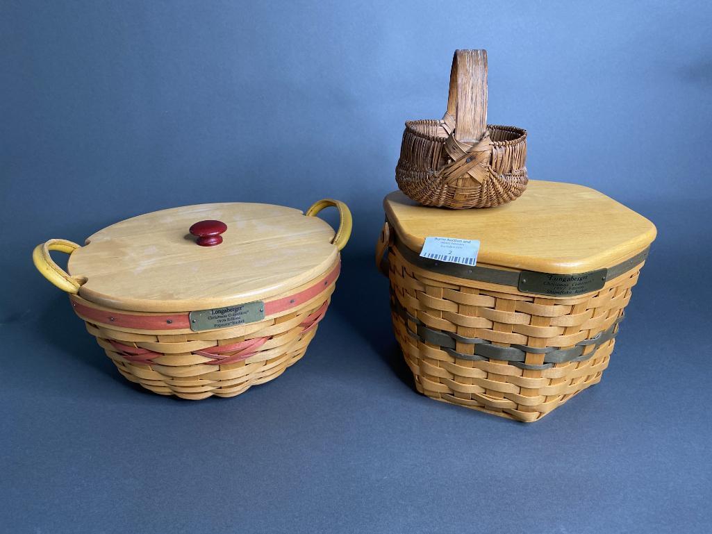 Group Lot of Baskets including Longaberger