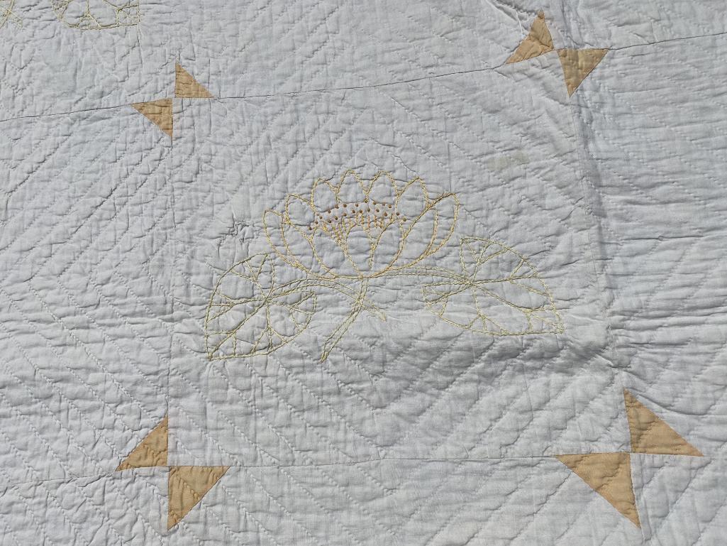 Hand Stitched Antique Quilt and More Lot