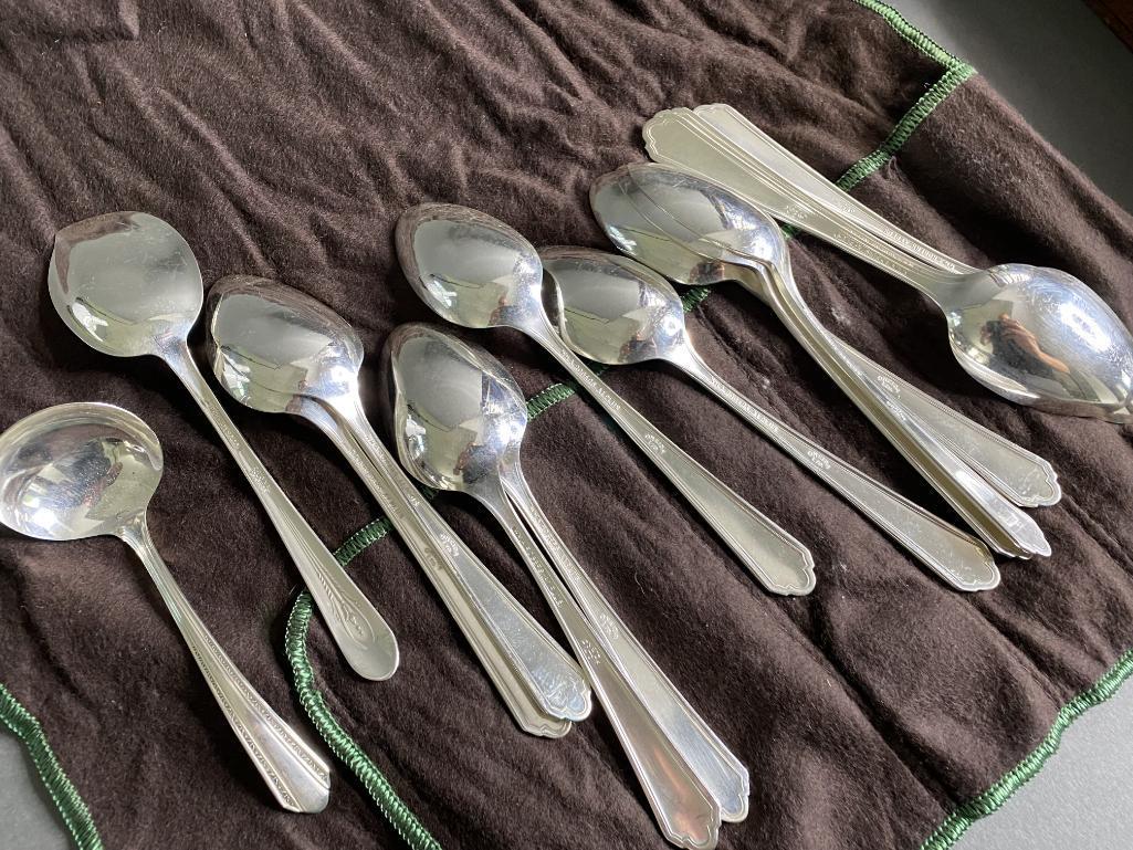 Large Lot of Assorted Silverplate Flatware