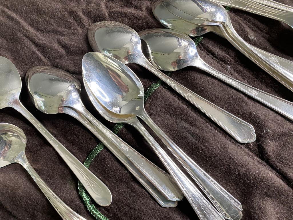 Large Lot of Assorted Silverplate Flatware