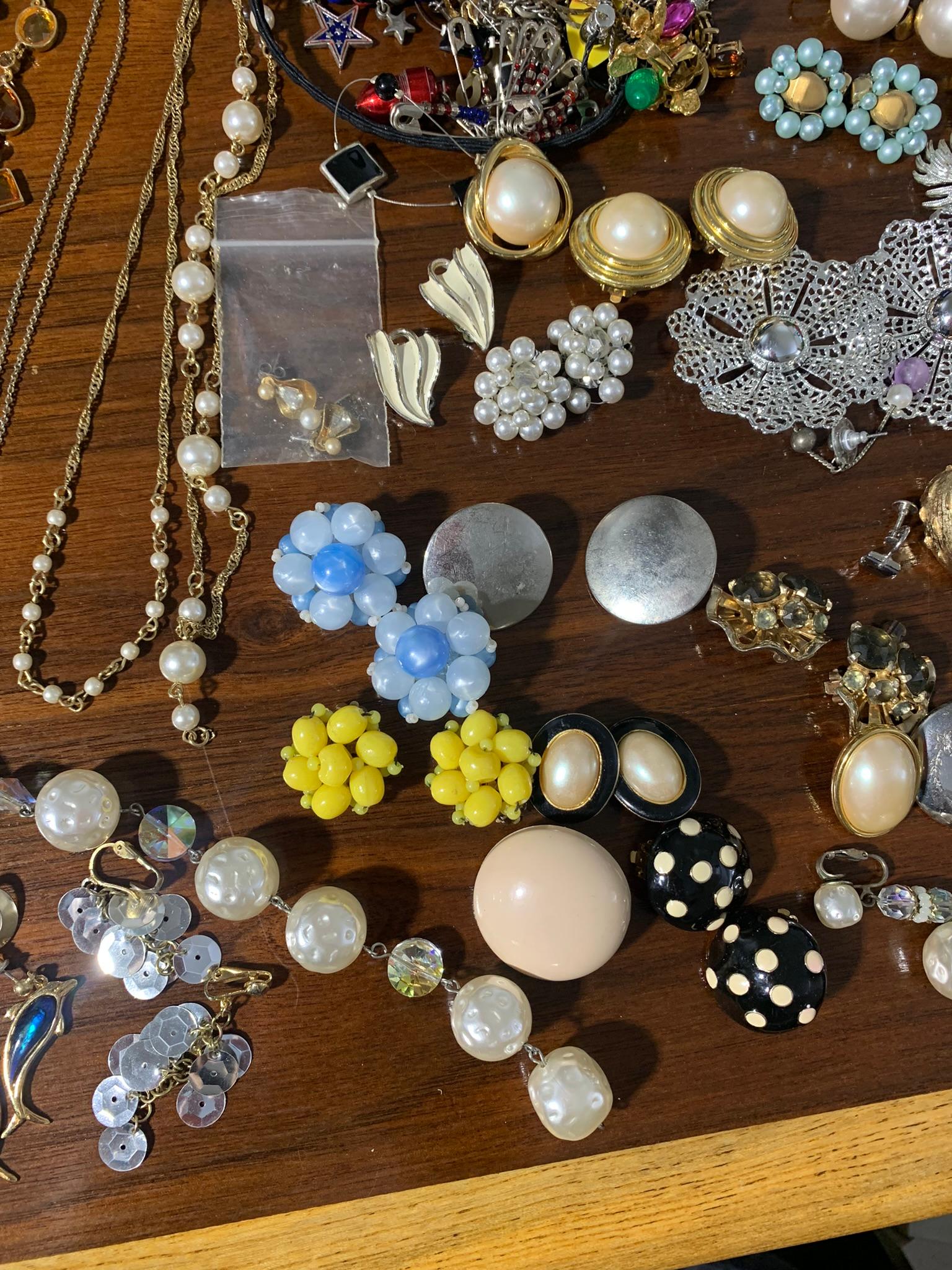 Large Group of Costume Jewelry.  See Photos