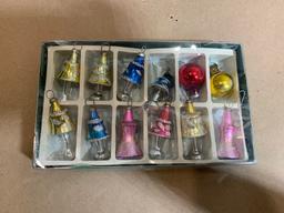 Great Group of Vintage Lazarus Glass Christmas Ornaments