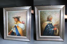 2 Oswaldo Moncayo Signed Oil on Canvas Paintings