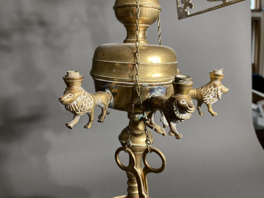 Unusual Spanish Renaissance Style Table Lamp