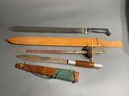 Vintage Carl Schlieper Machete & More Lot