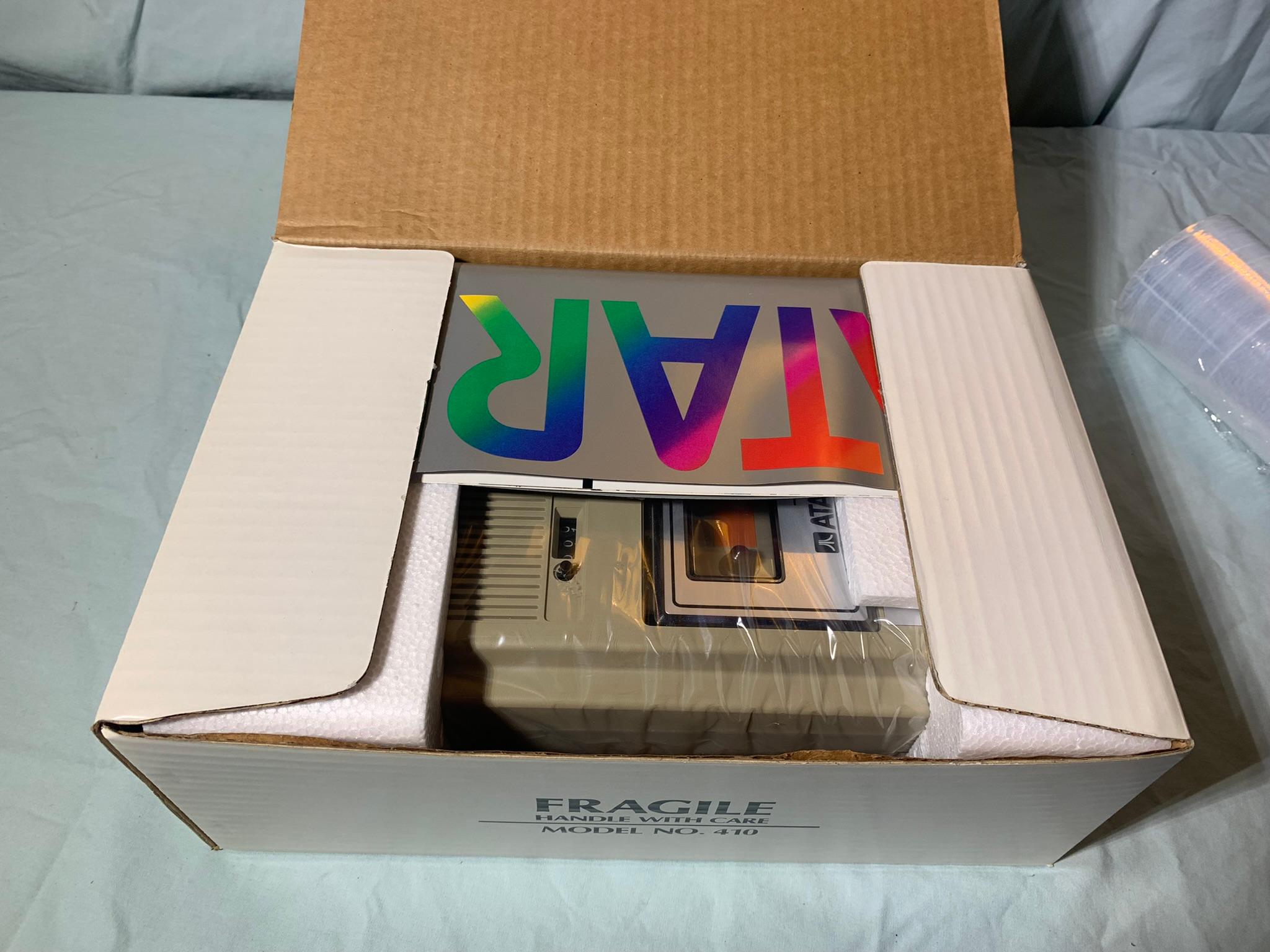 The Atari 410 Program Recorder. New in Box.