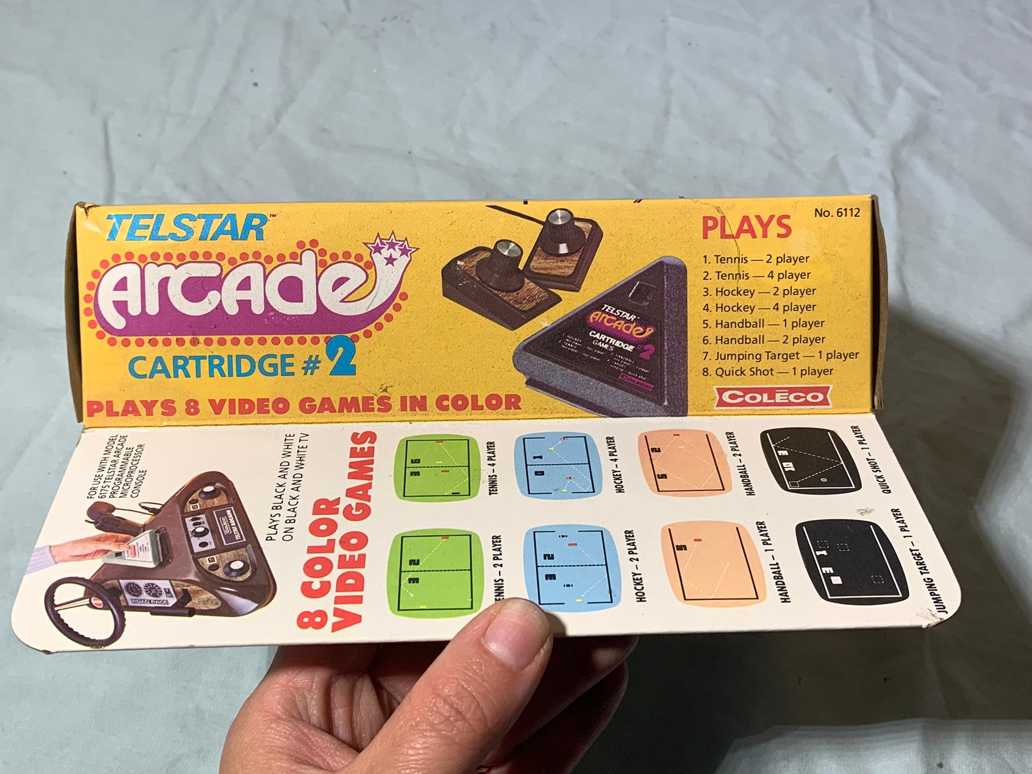 Coleco Telstar Arcade Cartridge 3, 2 & 4