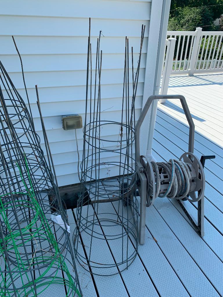 Tomato Cages, Hose & Hose Reel