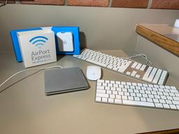 Apple AirPort Express, Mouse, and Keyboards