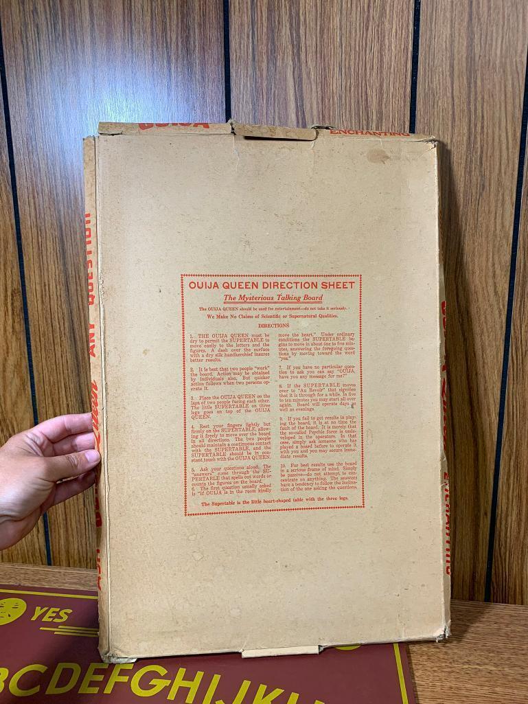 Vintage Ouija Queen Board & Original Box