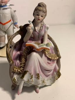 Group of Antique Dolls & Ceramic Figures