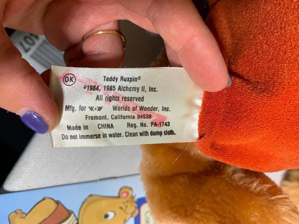 PROMOTIONAL USE ONLY! Teddy Ruxpin.  See Photos