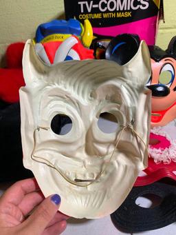 Great Vintage Halloween Masks & Capes