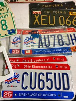 Group of License Plates