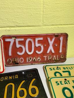 Group of License Plates