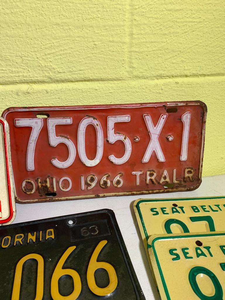 Group of License Plates