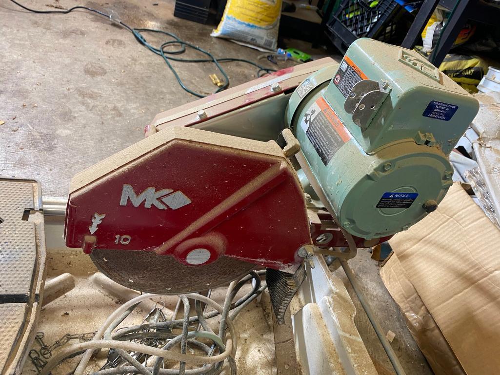 MK 101 Tile Cutting Saw Setup