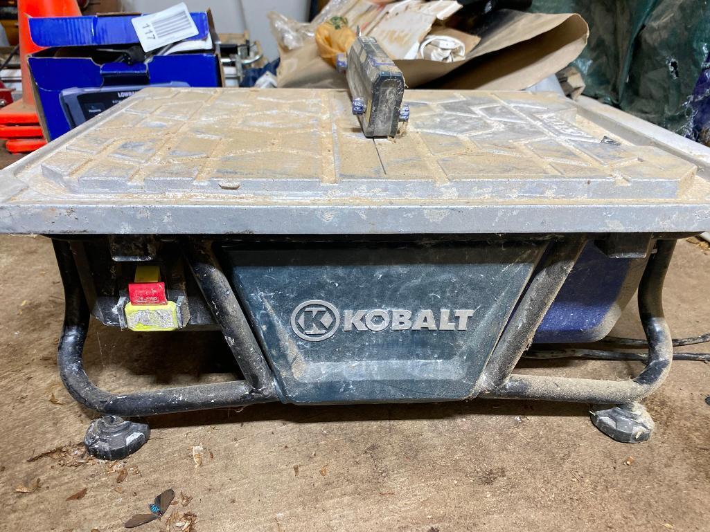 Kobalt Table Tile Cutting Saw