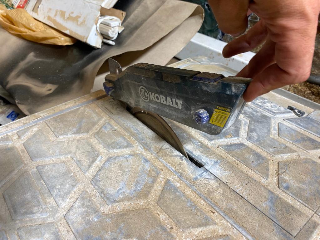 Kobalt Table Tile Cutting Saw