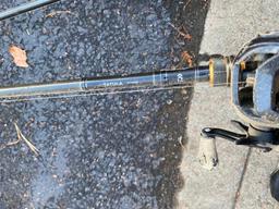 Large Group Lot of Fishing Poles and Reels