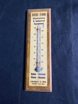 Vintage Cincinnati Advertising Thermometer Bode-Finn