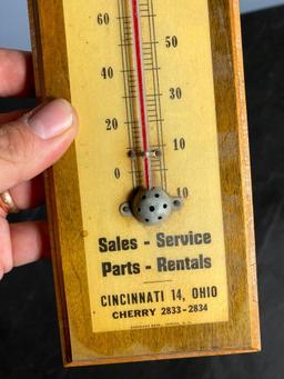 Vintage Cincinnati Advertising Thermometer Bode-Finn