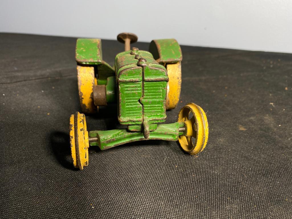 Rare John Deere Tractor Toy Cast Iron by Vindex